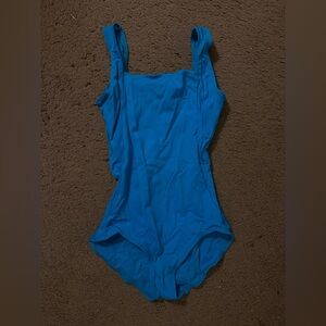 Capezio blue leotard